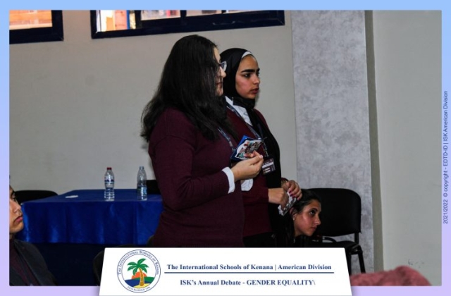 I.S.K | American Division | ISK's Annual Debate - GENDER EQUALITY