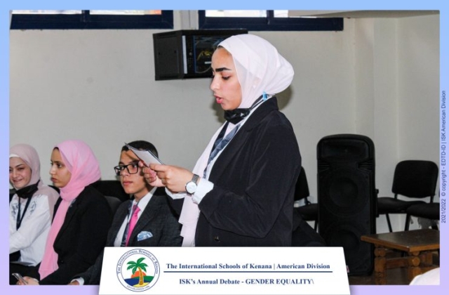 I.S.K | American Division | ISK's Annual Debate - GENDER EQUALITY