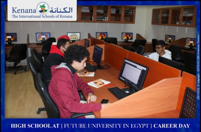 I.S.K | American Division | High school at [ Future University in Egypt ] career day