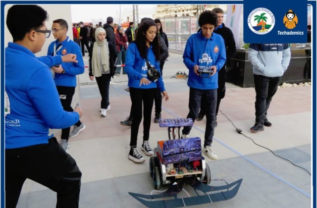 BIG Congratulations to Team Enigma of the International schools of Kenana, American Division, Grade 11 students, for winning Best Presentation in Alamein Robotics Championship , International Minesweepers: Towards a Landmine-Free World