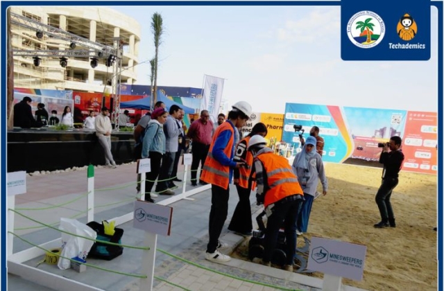 BIG Congratulations to Team Enigma of the International schools of Kenana, American Division, Grade 11 students, for winning Best Presentation in Alamein Robotics Championship , International Minesweepers: Towards a Landmine-Free World