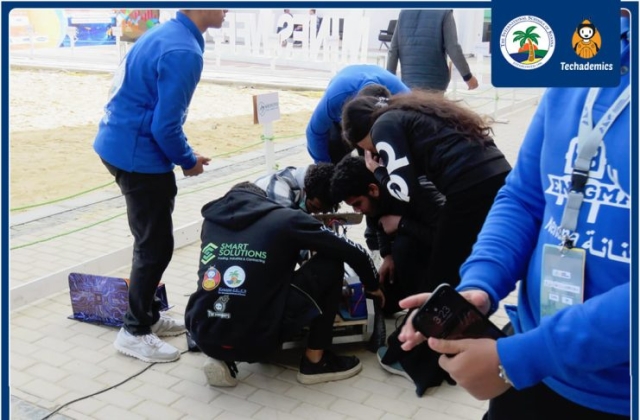 BIG Congratulations to Team Enigma of the International schools of Kenana, American Division, Grade 11 students, for winning Best Presentation in Alamein Robotics Championship , International Minesweepers: Towards a Landmine-Free World