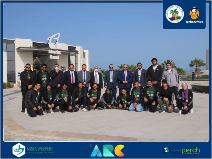 BIG Congratulations to Team Enigma of the International schools of Kenana, American Division, Grade 11 students, for winning Best Presentation in Alamein Robotics Championship , International Minesweepers: Towards a Landmine-Free World