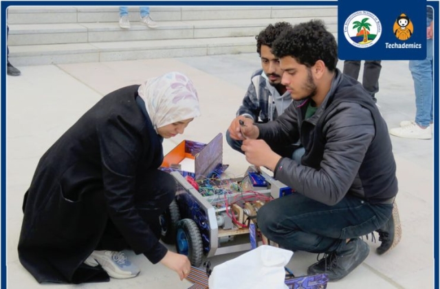 BIG Congratulations to Team Enigma of the International schools of Kenana, American Division, Grade 11 students, for winning Best Presentation in Alamein Robotics Championship , International Minesweepers: Towards a Landmine-Free World