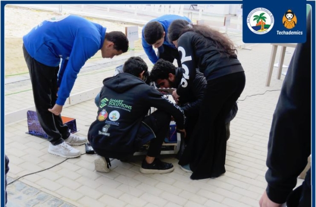 BIG Congratulations to Team Enigma of the International schools of Kenana, American Division, Grade 11 students, for winning Best Presentation in Alamein Robotics Championship , International Minesweepers: Towards a Landmine-Free World