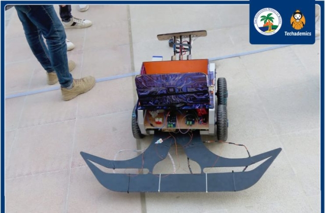 BIG Congratulations to Team Enigma of the International schools of Kenana, American Division, Grade 11 students, for winning Best Presentation in Alamein Robotics Championship , International Minesweepers: Towards a Landmine-Free World