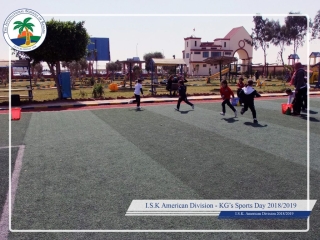I.S.K. American Division | KG - Sports Day 2018/2019