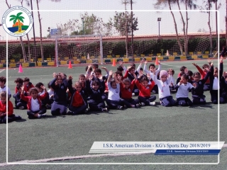 I.S.K. American Division | KG - Sports Day 2018/2019