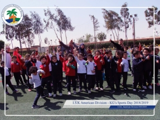 I.S.K. American Division | KG - Sports Day 2018/2019