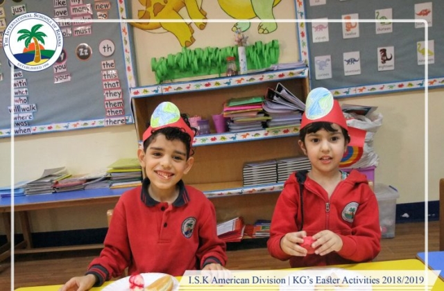 I.S.K American Division | KG's Easter Activity 2018/2019 (Part 1)