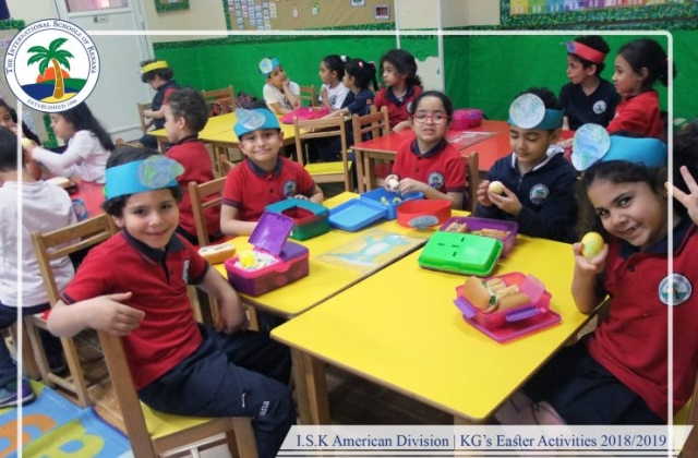 I.S.K American Division | KG's Easter Activity 2018/2019 (Part 1)