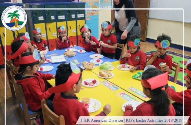 I.S.K American Division | KG's Easter Activity 2018/2019 (Part 1)