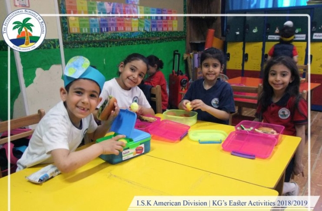 I.S.K American Division | KG's Easter Activity 2018/2019 (Part 1)