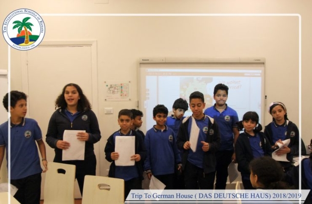 I.S.K | American Division - Trip To German House ( DAS DEUTSCHE HAUS) Grade (4,5&6)