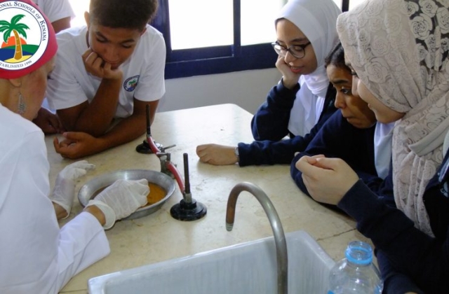 I.S.K American Division | Dissection Of Frog in Science Lab (Grade 8 & 10) 2019/2020