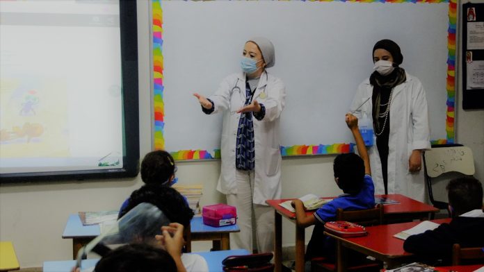 I.S.K - American Division | The School Doctor Guided The Students to Keep Them Safe 2020-2021