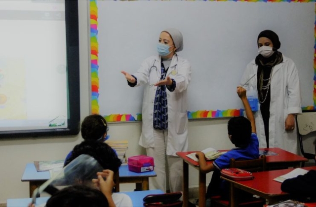 I.S.K - American Division | The School Doctor Guided The Students to Keep Them Safe 2020-2021