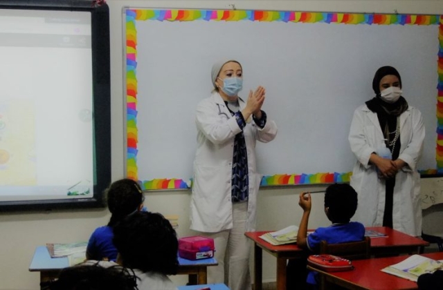 I.S.K - American Division | The School Doctor Guided The Students to Keep Them Safe 2020-2021