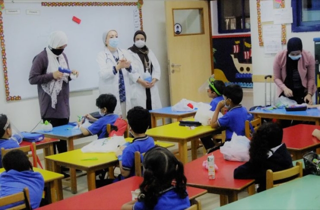 I.S.K - American Division | The School Doctor Guided The Students to Keep Them Safe 2020-2021