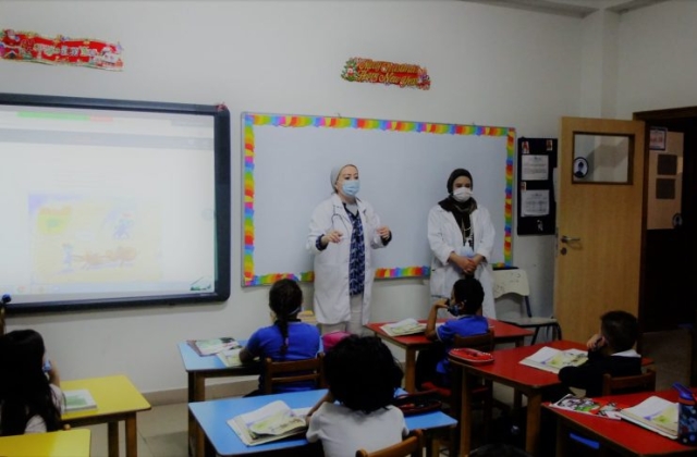 I.S.K - American Division | The School Doctor Guided The Students to Keep Them Safe 2020-2021