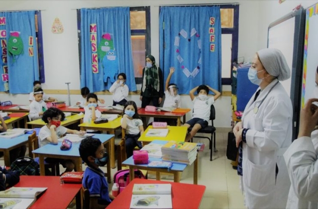 I.S.K - American Division | The School Doctor Guided The Students to Keep Them Safe 2020-2021