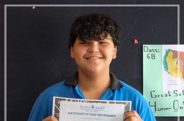 I.S.K American Division Achieving The Highest Score in Math in Trimester 2 G 6