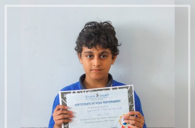 I.S.K American Division Achieving The Highest Score in Math in Trimester 2 G 3 & 4