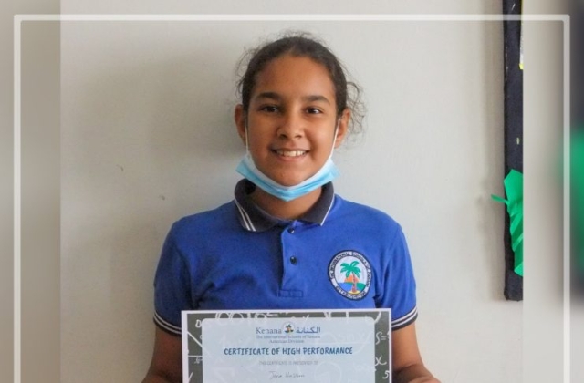 I.S.K American Division Achieving Grade 5 The Highest Score in Math in Trimester 2