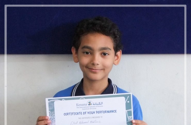 I.S.K American Division Achieving The Highest Score in Math in Trimester 2 G 3 & 4