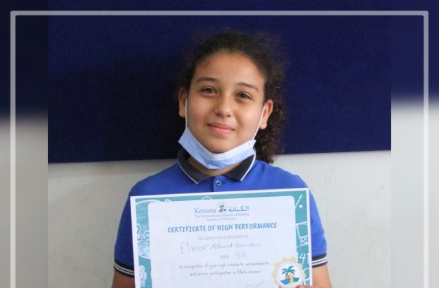 I.S.K American Division Achieving The Highest Score in Math in Trimester 2 G 3 & 4