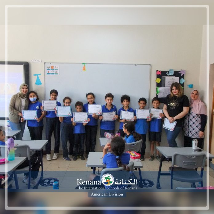 I.S.K American Division Achieving The Highest Score in Math in Trimester 2 G 3 & 4