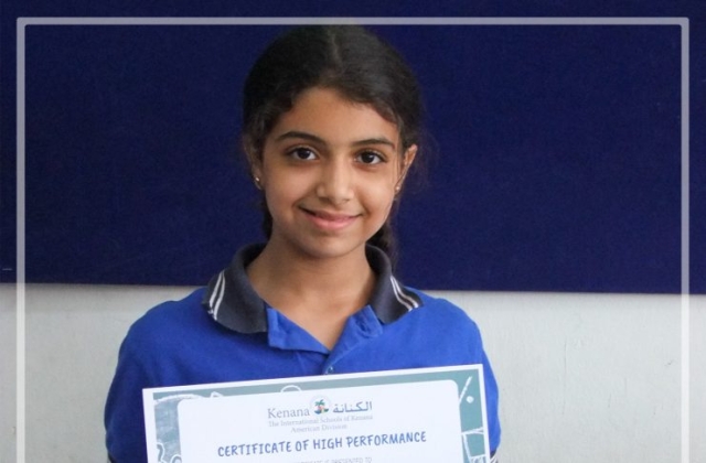 I.S.K American Division Achieving The Highest Score in Math in Trimester 2 G 3 & 4