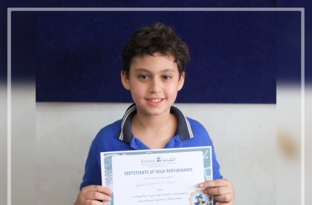 I.S.K American Division Achieving The Highest Score in Math in Trimester 2 G 3 & 4