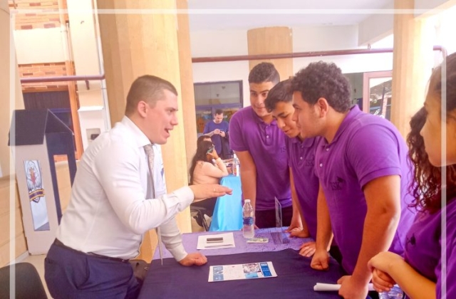 I.S.K American Division Students Explore their options in International universities display