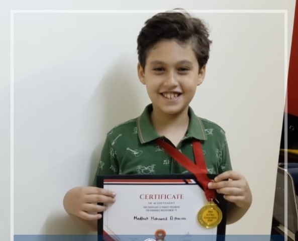 I.S.K American Division The International schools of Kenana would like to congratulate Medhat Mohamed in Grade 4B for achieving the 11th place in IMA National Competition 2022. Keep it up! 2022-2023