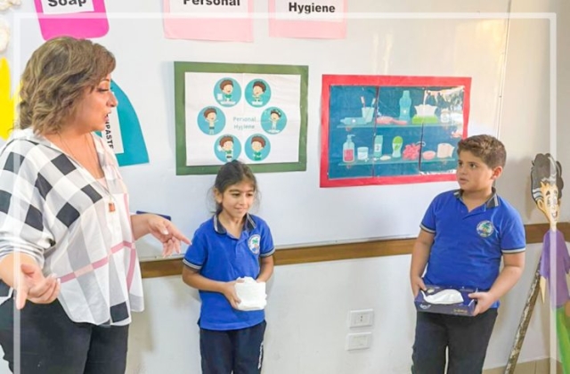 I.S.K American Division “A clean-me” hygiene campaign week Grade 2A 2022-2023