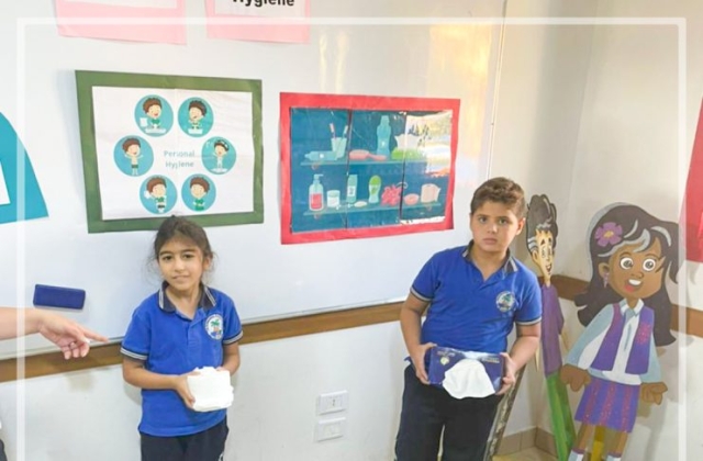 I.S.K American Division “A clean-me” hygiene campaign week Grade 2A 2022-2023