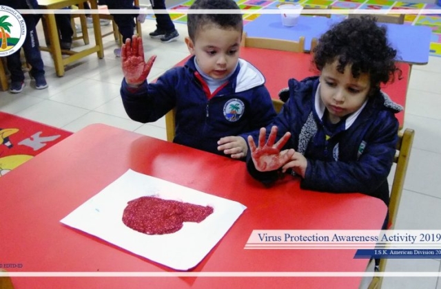 I.S.K | American Division - Virus Protection Awareness Activity (Pre-K) 2019-2020