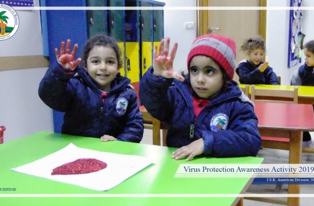 I.S.K | American Division - Virus Protection Awareness Activity (Pre-K) 2019-2020