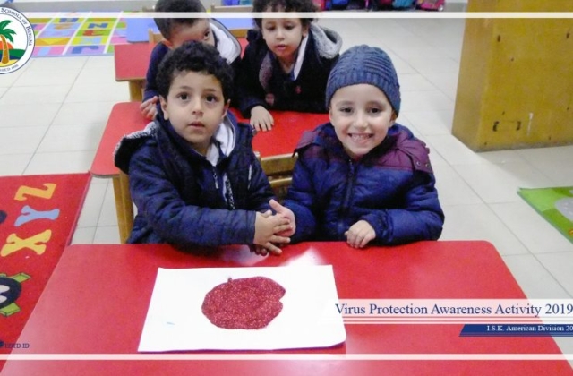 I.S.K | American Division - Virus Protection Awareness Activity (Pre-K) 2019-2020