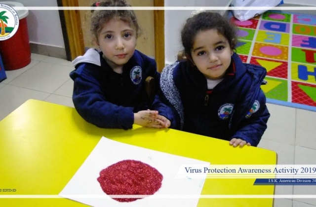 I.S.K | American Division - Virus Protection Awareness Activity (Pre-K) 2019-2020