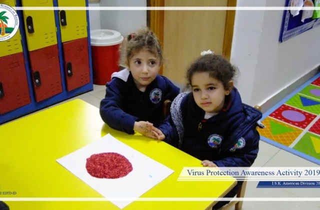 I.S.K | American Division - Virus Protection Awareness Activity (Pre-K) 2019-2020