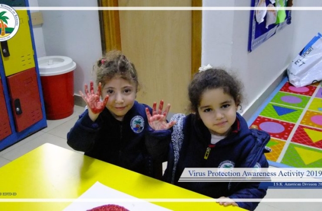 I.S.K | American Division - Virus Protection Awareness Activity (Pre-K) 2019-2020