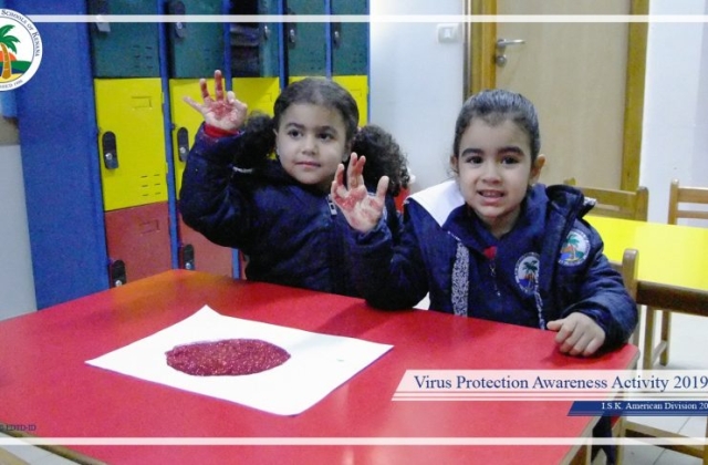 I.S.K | American Division - Virus Protection Awareness Activity (Pre-K) 2019-2020