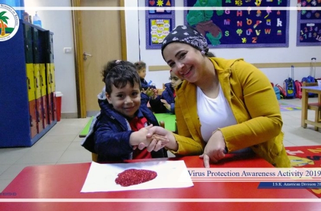 I.S.K | American Division - Virus Protection Awareness Activity (Pre-K) 2019-2020