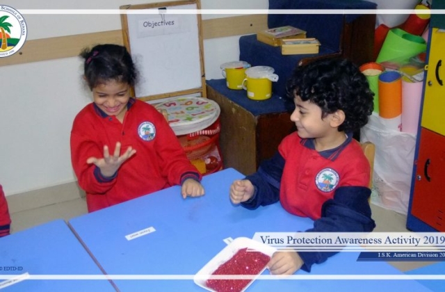 I.S.K | American Division - virus protection awareness activity (KG 2A) 2019/2020