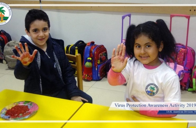 I.S.K | American Division - Virus Protection Awareness Activity (KG 2B) 2019-2020