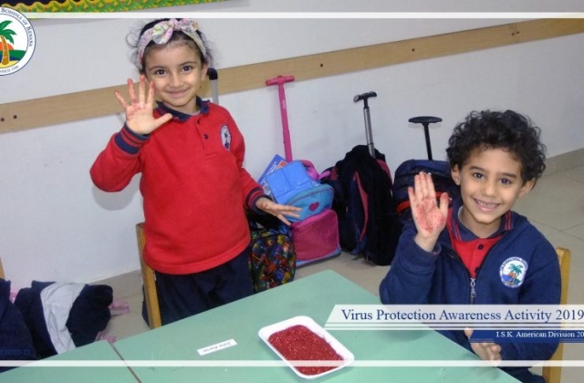 I.S.K | American Division - virus protection awareness activity (KG 2A) 2019/2020