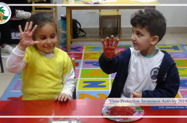 I.S.K | American Division - Virus Protection Awareness Activity (KG 2B) 2019-2020