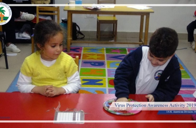 I.S.K | American Division - Virus Protection Awareness Activity (KG 2B) 2019-2020